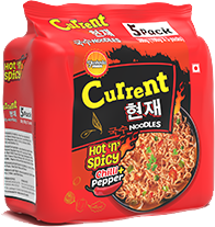 CURRENT Hot 'N' Spicy Noodles 100g (5Fp*4)