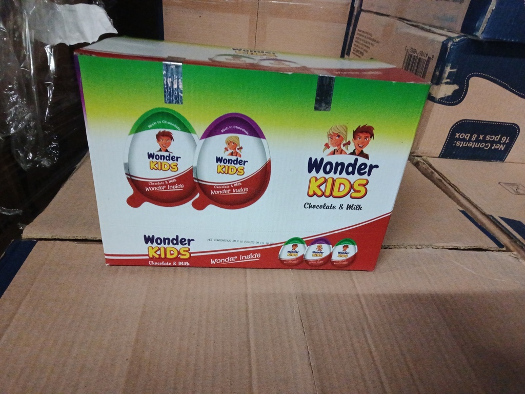 Pr Wonder Kids Box 16pcs * 8 Box, 128pcs